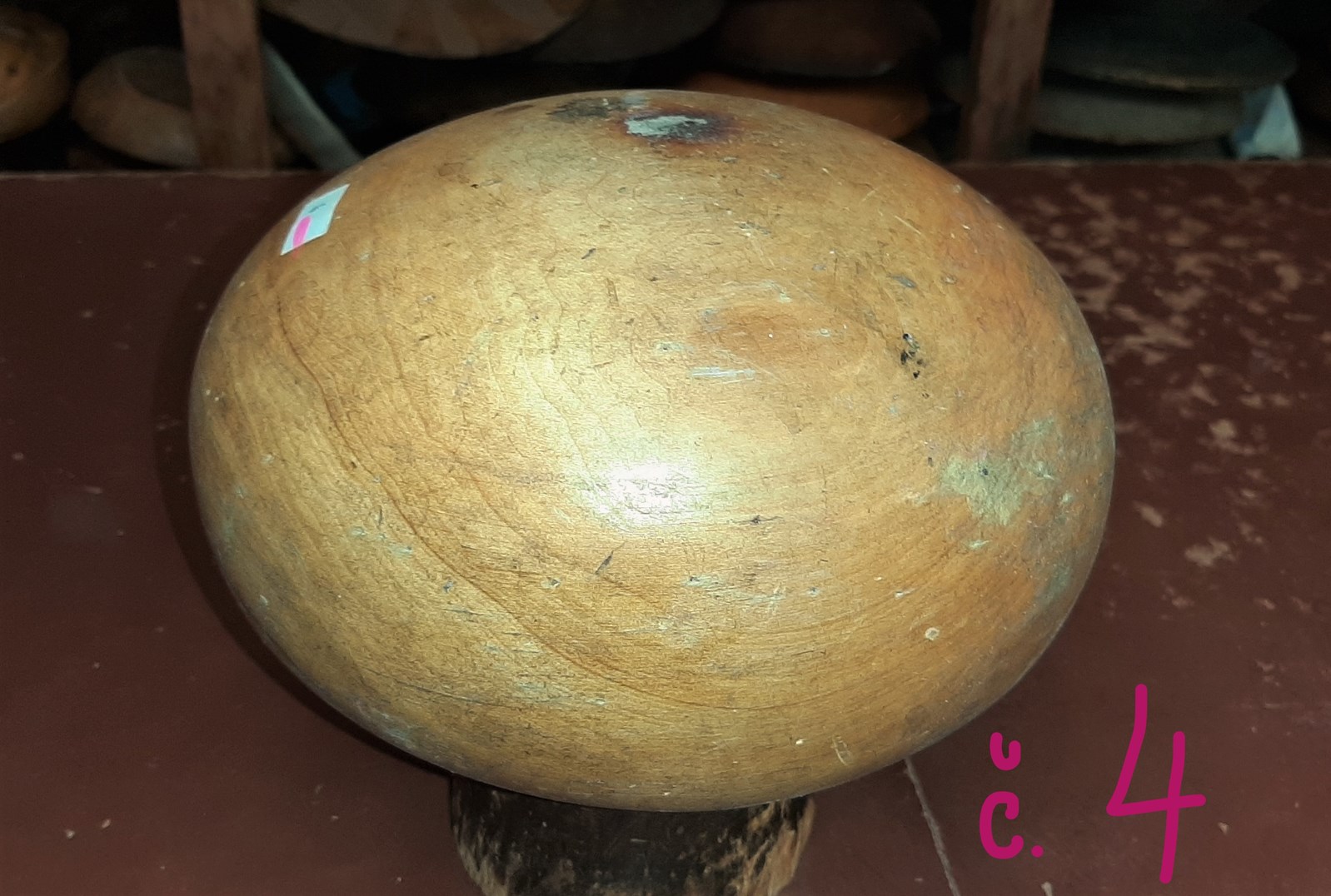 Dřevěná forma na výrobu klobouků