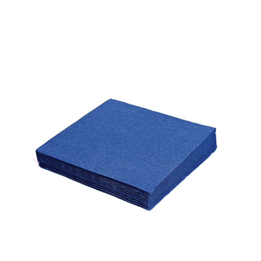 Ubrousky 1-vrstvé, 33 x 33 cm modré [100 ks] 70503