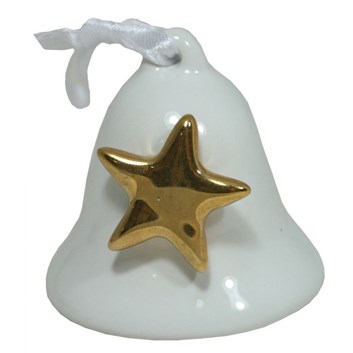 Zvonek keramický hvězda