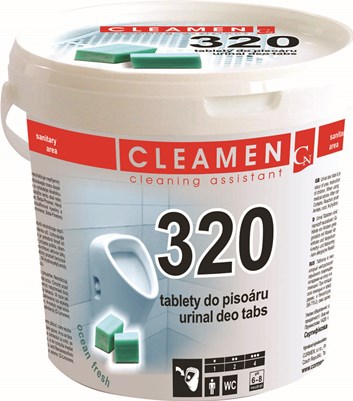 CLEAMEN WC tablety do pisoáru 1kg  320 drog.