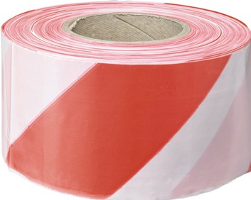 Výstražná páska červenobílá nelepicí 500m