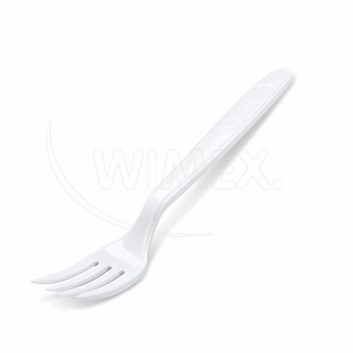 Příbor - vidlička bílá 16,5 cm á50ks    opakovaně použitelná