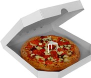 Plastový distanční stojánek do pizza krabic 3cm á 100ks 71999