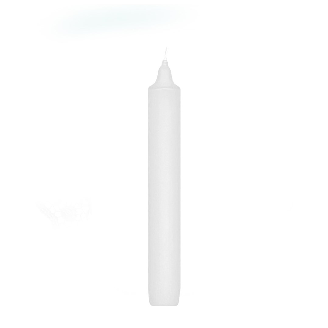 Svíčka rovná 170 mm 20ks bílá 32200