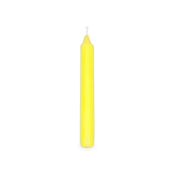 Svíčka rovná 170 mm 20ks žlutá
