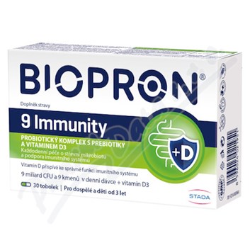 Biopron 9 Immunity + vitamin D3 tob.30