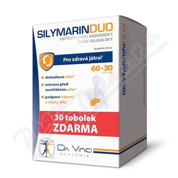 SILYMARIN DUO DaVinci tob.60+30 tob ZDARMA