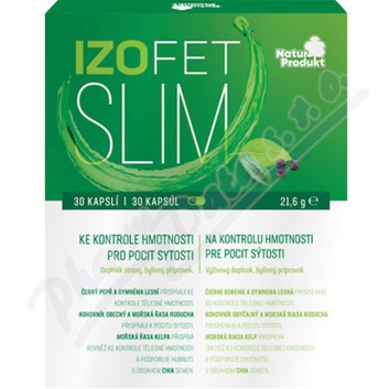 Naturprodukt Izofet Slim kontrola hmotnosti cps.30