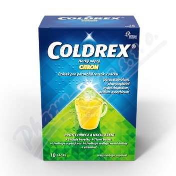 Coldrex Horký nápoj Citron por.plv.sol.scc.10