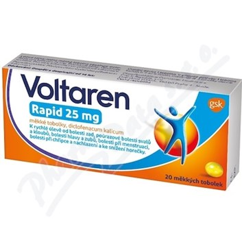 Voltaren Rapid 25mg cps.mol. 20 I CZ