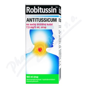 Robitussin Antitussi.suchý kaš.7.5mg/5ml sir.100ml