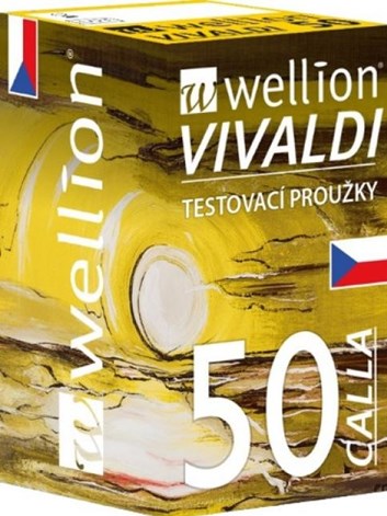 Proužky diag. Wellion Calla Vivaldi (bal.50ks) (BAL)