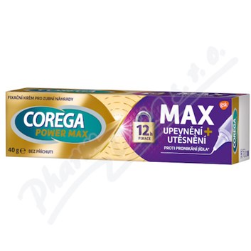 Corega Power Max Upevnění+Utěsnění fixač. krém 40g