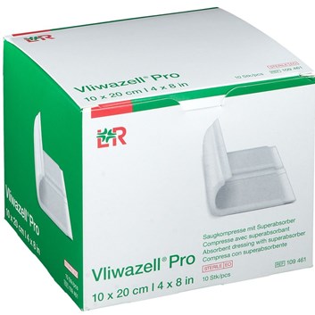 Krytí Vliwazell Pro superabsorpční 10cm x 20cm (bal.10ks) (BAL)