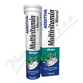 Additiva multivit.+mineral mango šumivé tbl.20