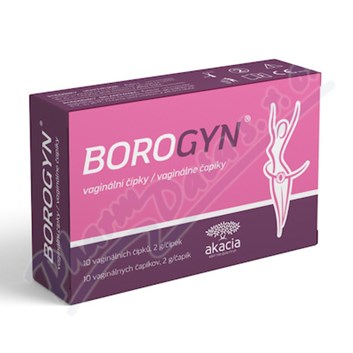 Borogyn vaginální čípky 10x2g