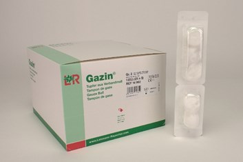 Tampon sterilní Gazin, bal 5ks (3+2) bal.125ks, vel. 3 (BAL)