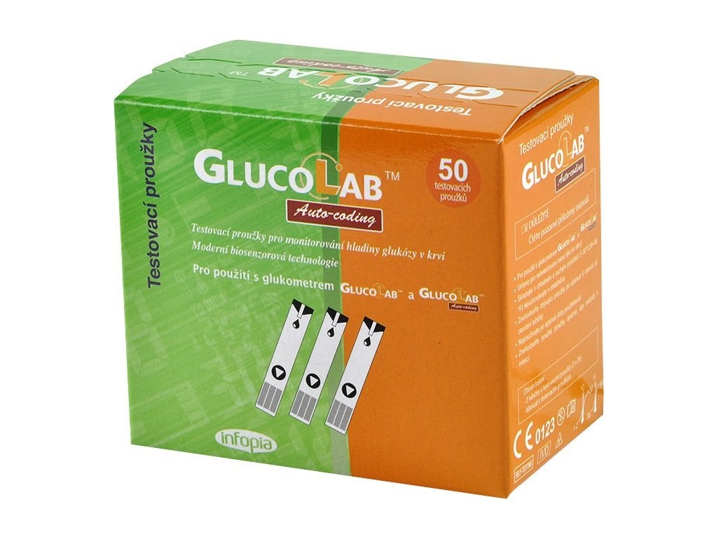 Proužky test. GlucoLab (bal.50ks) (BAL)