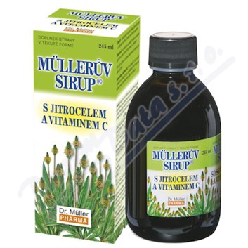 Müllerův sirup s jitrocelem a vitaminem C 245ml