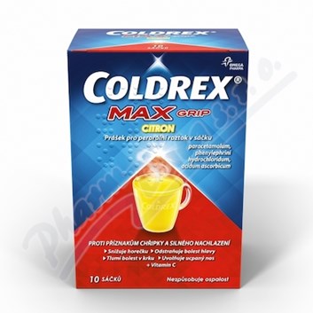 Coldrex MAXGrip Citr.1000mg/10mg/40mg sol.10 II