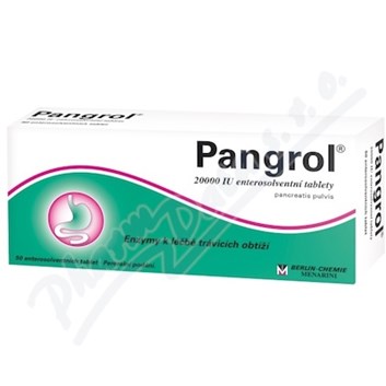 Pangrol 20000IU tbl.ent.50 II