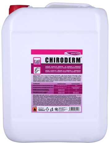 Roztok Chiroderm 5l na dezinfekci pokožky (KS)