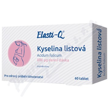 Elasti-Q Kyselina listová 800 tbl.60