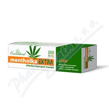 Cannaderm Mentholka EXTRA chladivé mazání 150ml