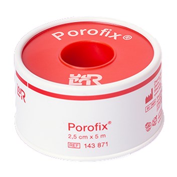 Náplast Porofix na cívce 2,5cm x 5m (KS)