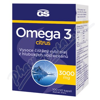 GS Omega 3 Citrus cps.100+50