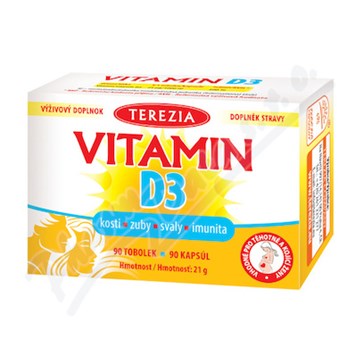 TEREZIA Vitamín D3 1000 IU tob.90