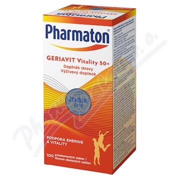 Pharmaton Geriavit Vitality 50+ tbl.100