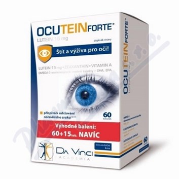 Ocutein FORTE Lutein 15mg Da Vinci Academia 60+15