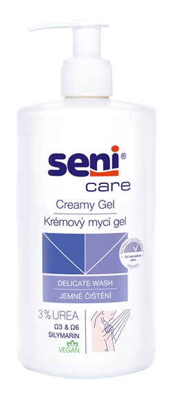 Gel krémový mycí se 3% ureou a silymarinem Seni Care 300ml (KS)