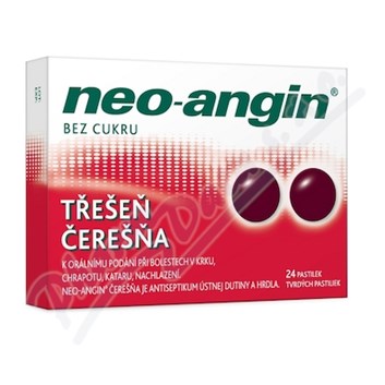 Neo-angin třešeň pastilky 24