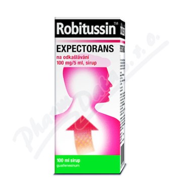 Robitussin Expectorans odkašl.100mg/5ml sir.100ml