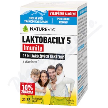 Naturevia Laktobacily 5 Imunita cps 30