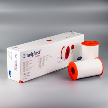 Náplast cívková textilní OMNIPLAST 10cm x 10m (bal.5ks) (BAL)