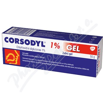 Corsodyl 1% gel stm.gel 1x50g