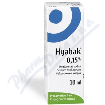 Hyabak 0.15% gtt.10ml