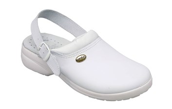 Sandál/pantofel dámský, bílý, neprodyšný, GF/516 (KS)