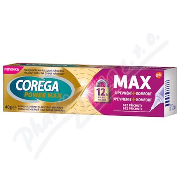 Corega Power Max Upevnění+Komfort fixační krém 40g