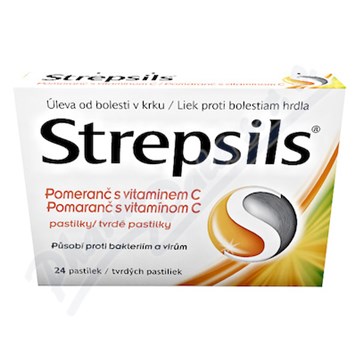 Strepsils Pomeranč s vitaminem C pas.24