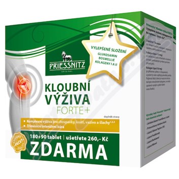 Priessnitz Kloubní výž.Forte Glukos.+Kolag. 180+90