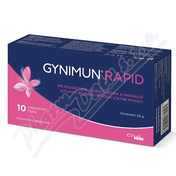 Gynimun Rapid 10 vaginálních čípků