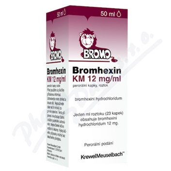 Bromhexin KM 12mg/ml por.gtt.sol.50ml