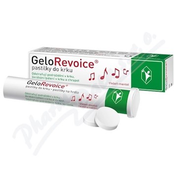 GeloRevoice pastilky do krku třešeň-mentol 20ks