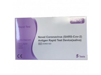 Test antigenní Realy Tech SARS-CoV-2 -ze slin (bal. 5ks) (BAL)