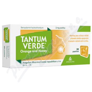 Tantum Verde Orange and Honey 3mg pas.20