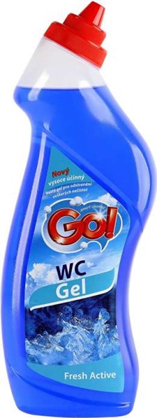 WC čisticí prostředek GO! - fresh active, 750ml (KS)